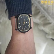 國產手錶老手錶鑽石手錶手動機械錶男錶方形表鐘錶愛好者收藏古董