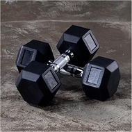 Hex Dumbbell Set, 1 Pair/2 Pcs 2.5-60 kg Rubber Coated Hex Dumbbells, Home Gym Dumbbells with Metal 