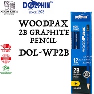 DOLPHIN WOODPAX PENCEL 2B DOL-WP2B [ 12 PCS ] (READY STOCK)