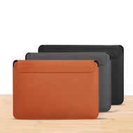 Laptop Sleeve Case for Macbook Air 13.6 15.3 inch M5 M4 M3/Macbook Neo Ultra-thin PU Leather Laptop 