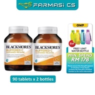 Blackmores Buffered C 90 Tablets x 2 Bottles (TWIN) EXP:01/2027 [ Vitamin C 500mg Farmasi CS ]