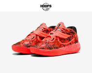 Sepatu Basket Pria Puma Lamello Ball MB.05 Flutter Glowing 312793-01