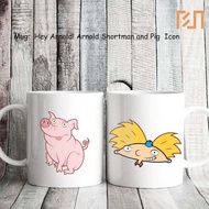 Hey Arnold Mug Arnold Shortman and Pig icon