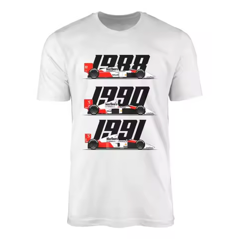 Marlboro F1 Team MP4 Championship Cars T-Shirt Men Women Cotton Tees Short Sleeve Brand T-shirt Summ