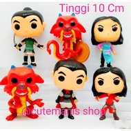 Funko POP! Disney Movies Mulan/ Cake Topper Toy Set of 6