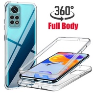 2IN1 360 Protector Transparent Case For Huawei Nova 5T 7i 7 SE 3E 4E Y9s Y7A Y5P Y7P Y8P 2020 Y6 Y7 2018 Y5 Y9 Prime 2019 P20 Lite P30 P40 Mate 30 Pro Clear Full Cover