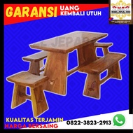 Meja makan kayu jati trembesi meh suar minimalis bulat ukiran asli jepara asli set 4 6 8 kursi 4 6 8