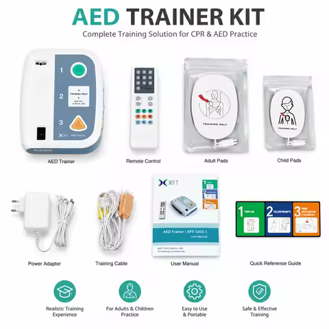 20 Languages AED Trainer XFT-120C+ First-aid Training Device External Defibrillator Teaching Machine