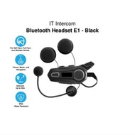It Intercom Helmet Bluetooth Headset E1-Black