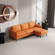 Sofa kain mewah ringan, kain teknologi, sofa lateks boleh dibuka dan dibasuh, ruang tamu, pangsapuri