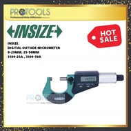 INSIZE DIGITAL OUTSIDE MICROMETER  0-25MM  25-50MM 3109-25A  3109-50A