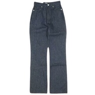 CLANE染色喇叭顏色11111-7312 0碼 靛藍色拉鍊喇叭褲 [近全新] [二手] [CLANE]