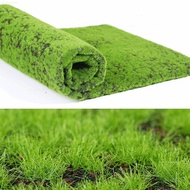 HUIJIANG Fake Moss Grass Turf, DIY Eternal Life Artificial Moss Carpet, Photography Props Lifelike N