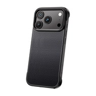 【AA NEW】 Real Kevlar Aramid Carbon Fiber Frameless for Magsafe Case for IPhone 17 Pro Max 17Pro Wire