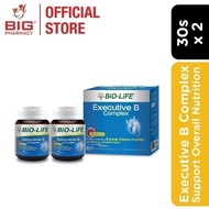 BiO-LIFE Executive B Complex Vitamin B Complex Vitamin C Supplement 30's x 2