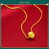 ASIX GOLD สร้อยคอทองคำแท้  สร้อยคอจี้  ทอง 24K  ไม่ดำ ไม่ลอก สร้อยคอลูกปัดนำโชค  จี้ลูกปัด สไตล์คลาสสิก ราคาถูก ของขวัญวาเลนไทน์ โชคดี