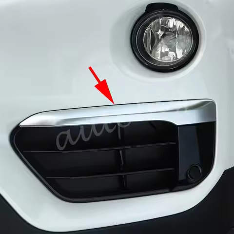 For 2016-2019 BMW X1 F48 Matte Chrome Front Bumper Fog Light Trims Accessories