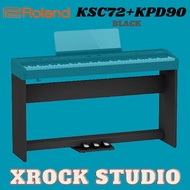 Roland KPD-90 + KSC-72 Original Stand Design For FP-60x Digital Piano - White ( KPD90 / KSC72 / FP60