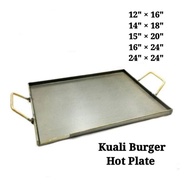 Outdoor Camping Burger Kiosk Grill Flat Pan Cook Hot Plate Gas Cooking Pan/ Kuali Leper Masak Bernia