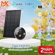 [Genuine] Tapo C425 KIT – Outdoor Security Camera with Rechargeable Battery + Solar Panel