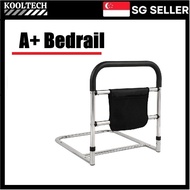 Bed Rail Safety Elderly Bed Guard Assist Bar with Storage Handle Support (A+)