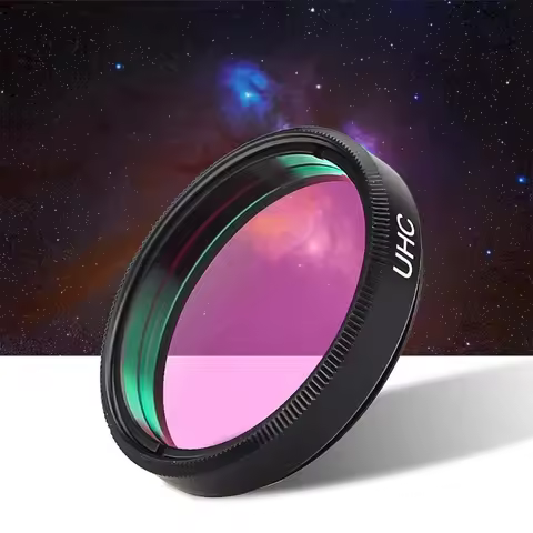 D0AD Convenient UHC Filter for 1.25" Telescopes for Clearer Planet Views, Perfect for Astrophotograp
