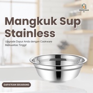 Cookhaus Stainless Steel Soup Bowl SUS 304 | Multipurpose Stainless Steel Bowl 211