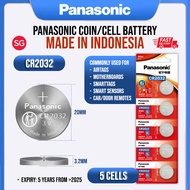 [SG] Original Panasonic Button Coin Cell Lithium Battery CR2032 CR1632 Suitable for calculator PC co