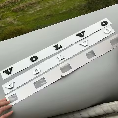 Volvo 3D Emblem Sticker Car Trunk Letter decorative Decal For Volvo XC60 XC40 V60 V40 XC90 XC70 V50 