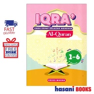 Hasani Khalifah Iqra' 1-6  Cara Cepat Belajar Membaca Al-Quran (Edisi Warna ) 9786299481904