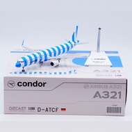 Air Jcwings 1: 200 Alloy Airplane Model Germany Condol Airlines A321 D-ATCF
