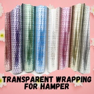 TRANSPARENT WRAPPING FOR HAMPER, HAMPER WRAPPING