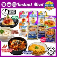 MASTER PASTO [HALAL] Camping Food Instant Spaghetti Mushroom Soup Kimchi Rice Japanese Curry Lazy Pack Microwaveable