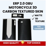 [MOTORCYCLE] ERP 2.0 OBU 3D Carbon Textured Vinyl Skin
