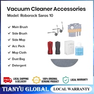 Roborock Saros 10 Vacuum Cleaner Parts | Mop Pad, Filter, Roller Brush, Side Brush Kit for Easy Main