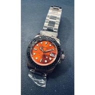 ※Seiko Mod 精工 橘面遊艇 自動上鍊 藍寶石玻璃 機械錶