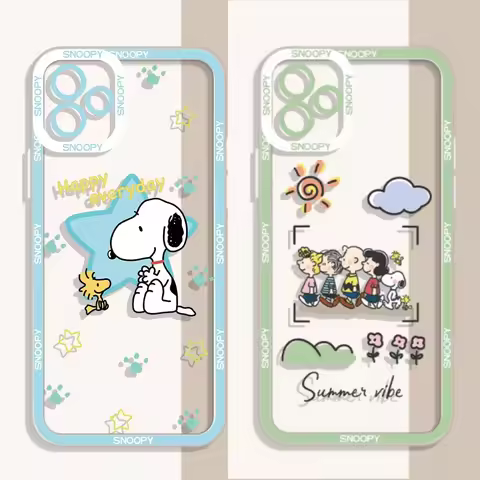 Snoopy Cute Case For Samsung Galaxy Note 20 Ultra 10 Lite A04 A04E M54 M23 A02 A03 Core J2 J7 Prime 