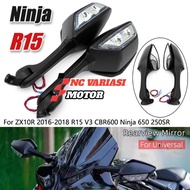 Zx10R Fairing Mirror Winglet Rear Mirror Zx10R Fairing Mirror Zx636 Mirror CBR 250 NMAX R25 R15