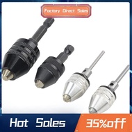 4PCS Drill Chuck Quick Change Adapter Mini 3-Jaw Drill Chuck Screwdriver Adapter Electric Drill Conv