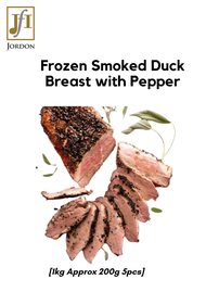 [Jordon] Frozen Smoked Duck Breast With Pepper 1kg [200g x 5 pcs]
