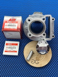 เสื้อmioลูก57มิลสำหรับใส่ชักเดิมพร้อมปาดหลบวาล์วลูกสูบสลัก15มิลปลอกนอกโต61.4มิลใส่แคร้งเดิมได้เลย