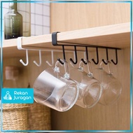 Hanging Kitchen Utensil Cabinet Shelf 6 AluminumHOOK - 2137