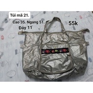 Handbag height 35cm, width 51cm.