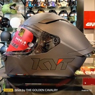 KYT R2R PRO PLAIN MATT GUN METAL ECE22.06 HELMET