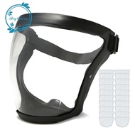 Anti-Fog Protective Full Face Shields Accessories Tooltak Anti-Dust &amp; Fog-Free Face Shield