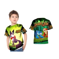 CHILDREN'S TSHIRT CHILDREN'S T-SHIRT FULLPRINT CUSTOM ANIMAL JAM 02