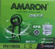 Amaron ONYX EFB | S95 110D26L | Car Battery Bateri Kereta | Nissan Serena Hybrid