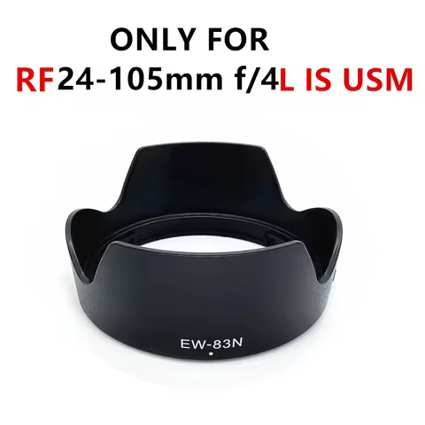 EW83N Lens Hood Petal Sunshade replace EW-83N for Canon RF 24-105mm f/4L IS USM , 24-105 mm F4L IS U