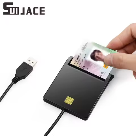 USB Smart Card Reader For Id Card Citizen Card Bank Card PC/SC ISO7816 EMV CAC IC Chip Card Electron