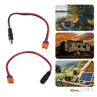 LIDU1 Solar Generator Charging Cable XT60I to DC7909 14AWG 1 Meter Red and Black Wire Cord for DC790